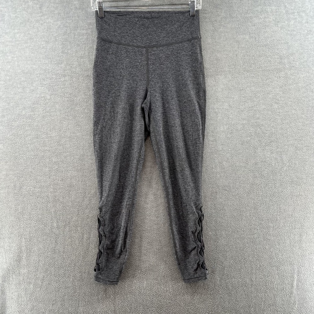 Lululemon Womens Size 8 Gray High Waisted Athletic Workout Leggings